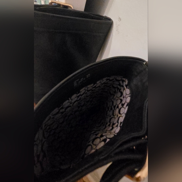 Coach Black Leigh Leather Boots - Picture 9 of 11